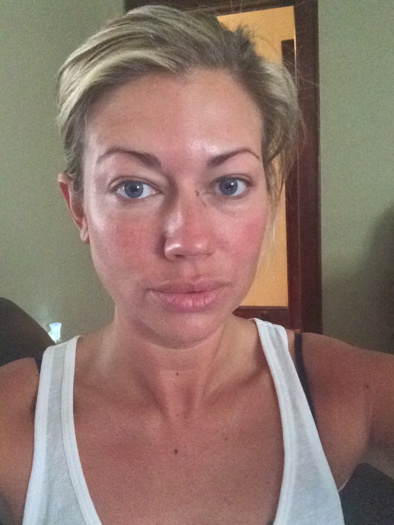 freshly scrubbed and botoxed bitch face today.  