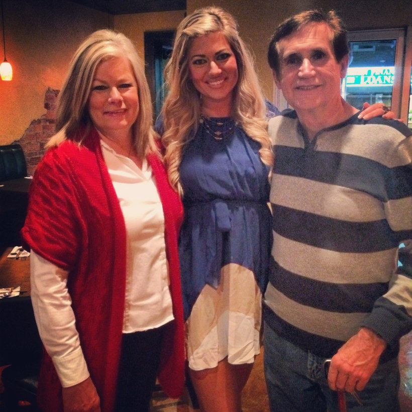 My 28th birthday this year with Mom and Dad.  Happier than I ever thought possible.  