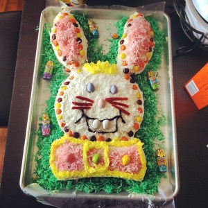THE ANNUAL SCALF BUNNY CAKE